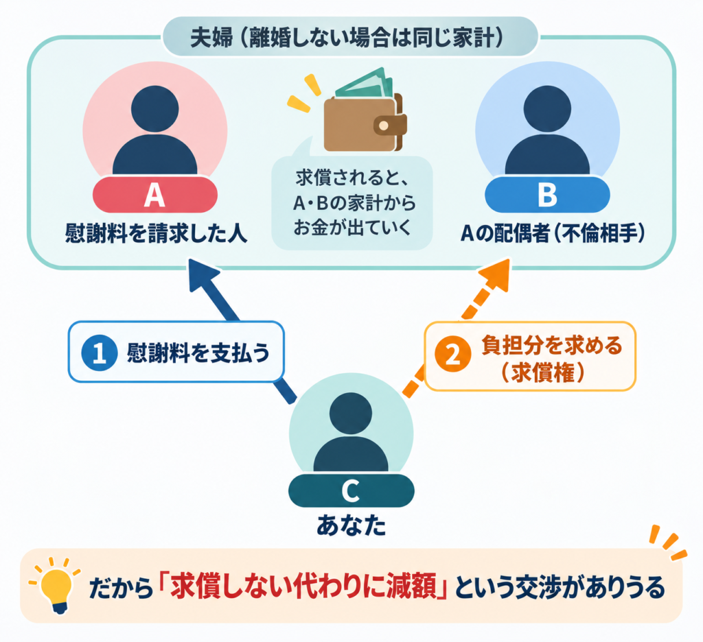 求償権の仕組みと、求償しない代わりに減額を求める交渉の考え方
