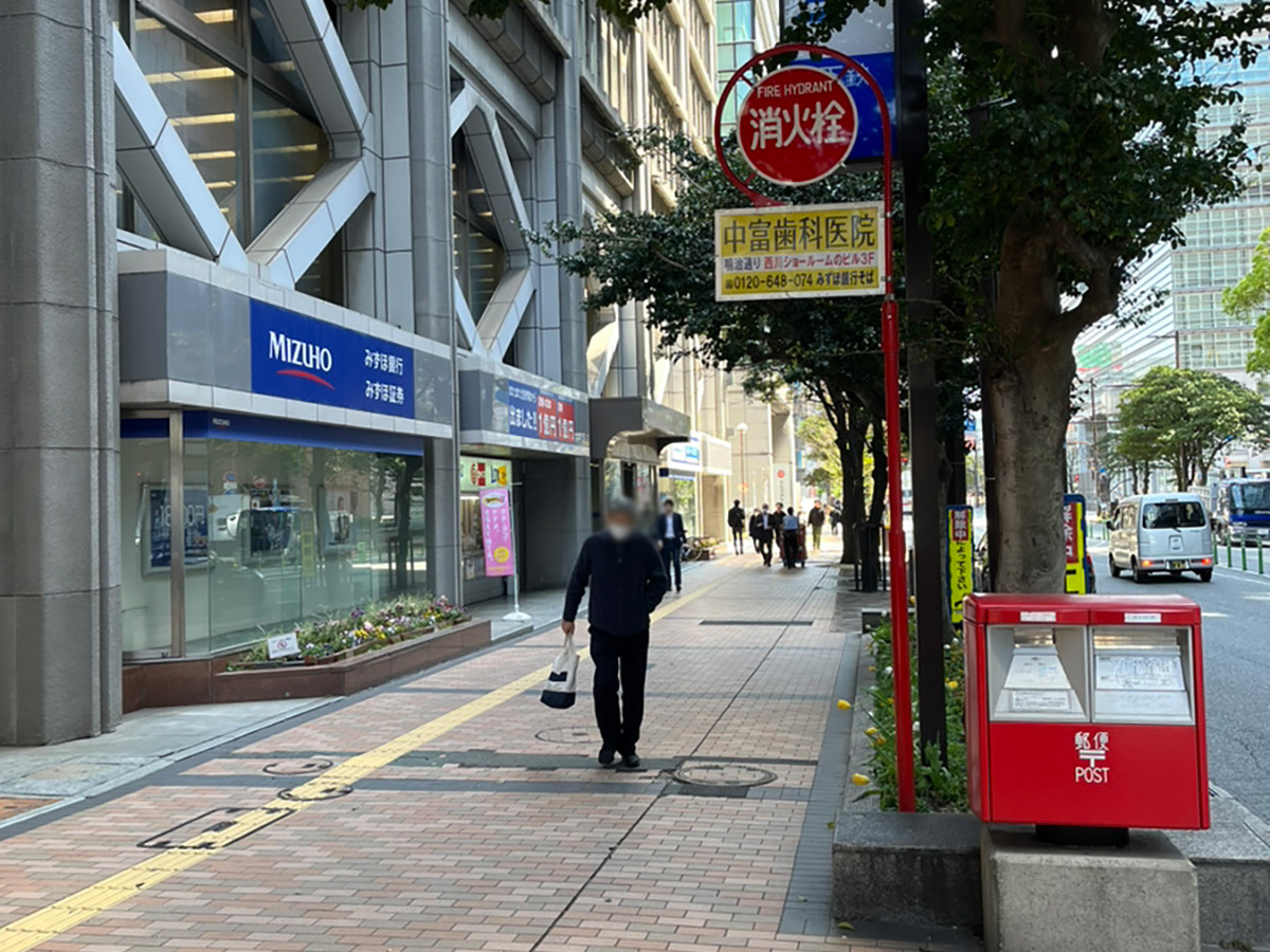 天神駅から福岡支店へのアクセス2