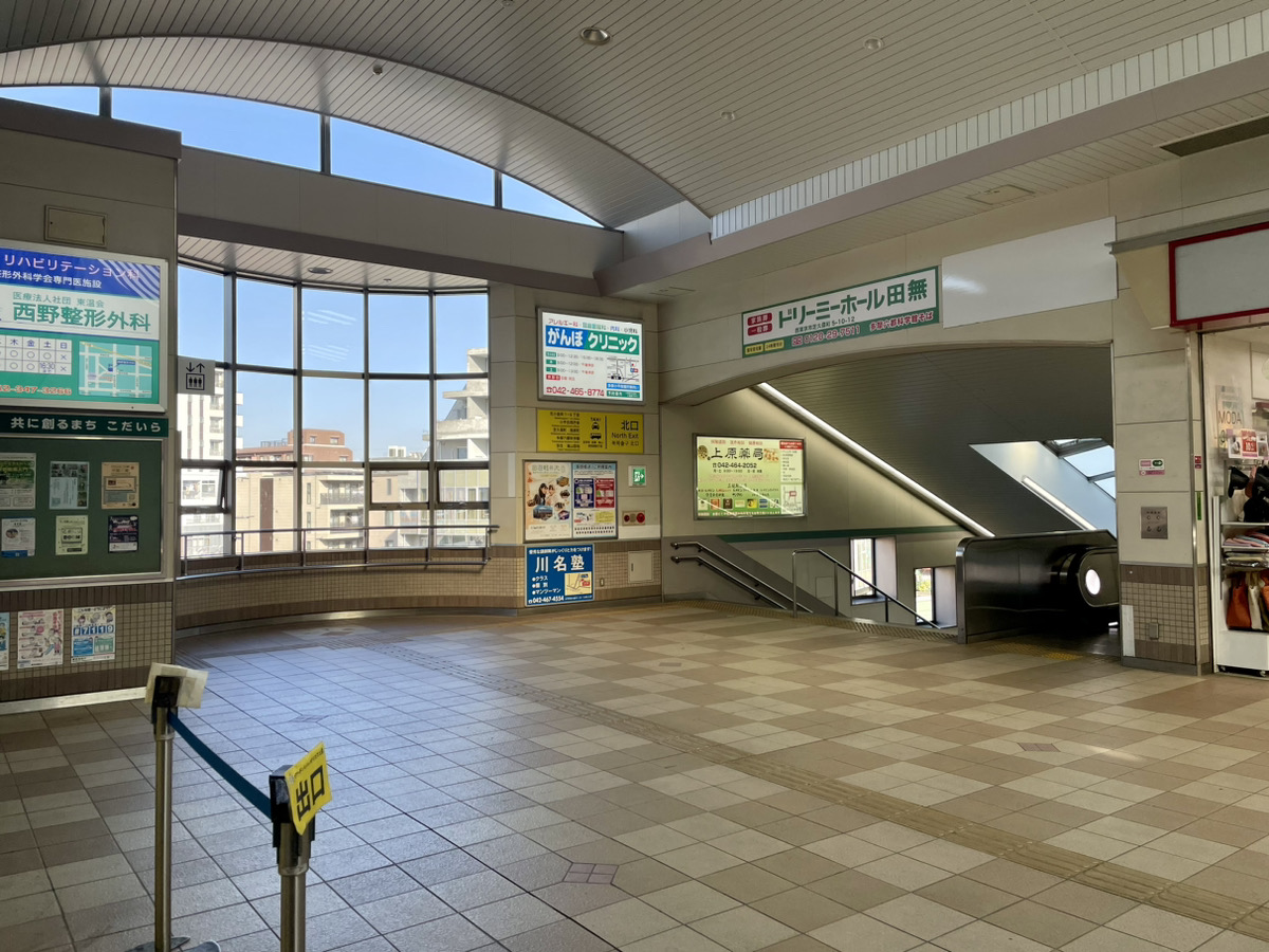 花小金井駅から小平支店へのアクセス1